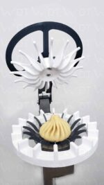 Машина з ножним приводом для ліплення хінкалі km16s - Зображення 5