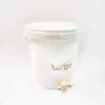 Відро пластикове для кремувалки (33 літра) з краном.