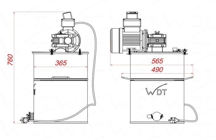 Кремувалка для меду ACM 50 (на 50 літрів з вбудованим таймером) - Зображення 3