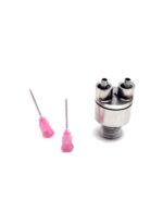 Перехідний ковпачок з різьбою 1/4 для двох голок типу g18 - Зображення 2