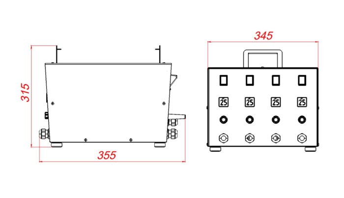 Ручний ін'єктор для м'яса Inject box mi4x на чотири пістолети - Зображення 10